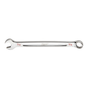 Milwaukee Tool 7/16" SAE Combination Wrench, 12-Point, Steel, Chrome, Ergonomic, I-Beam Handle T398-MLW45-96-9414