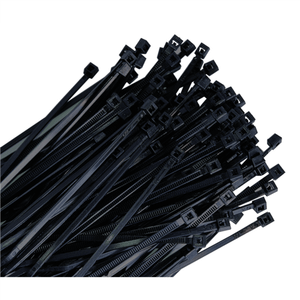 K Tool International 5-PACK Wire Tie 7 in. Black 100/bag 50 lb. Tensile T398-KTI78070-5