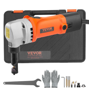 Sheet Metal Nibbler, 550W Powerful 2200 RPM High Speed, 360 Degree Rotation Electric Nibbler Metal  E415-YSCJJYS550W22LVCVV1