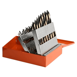 KnKut KnKut 15 Piece Mechanics Length Step Point Drill Bit Set 1/16"-1/2" by 32nds T398-KNK15KK10