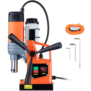 Magnetic Drill, 1300W Motor 1.6 in Boring Diameter, 2810 lbf Portable Electric Mag Drill Press, 810 E415-CLZJKXZ140MM1FIR5V1