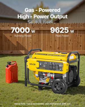 Portable Generator, 9625W Peak Watt Home Generator, Backup Generators for Home with Foldable Handle E415-BXSFDJDRLKYLZ8SOK001V1