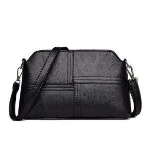 Color: army green, Size: S - New Casual mama Messenger Bags Crossbody PU Leather Black Handbags for F640-12000035938115367