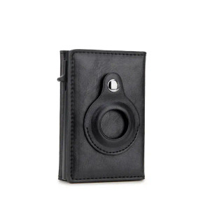 Color: Blue - Anti Theft Mens Wallet Credit Card Holder Smart Wallets for Apple Air Tag RFID Blocki F640-12000040368293468