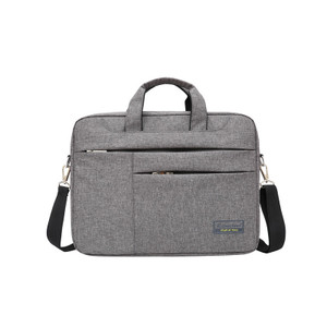 Color: Dark grey, Size: 14 - Business men's laptop bag large capacity briefcasemillet single should Q119-CJBHNSNS00418-Dark grey-14
