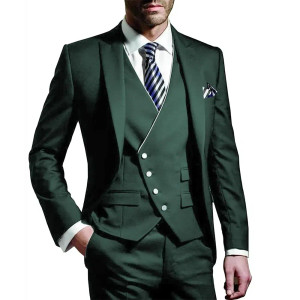 Color: army green, Size: 6XL, Ships From: CHINA - White Men Wedding Suits Groom Wear Peak Lapel Wed F640-12000028725239939