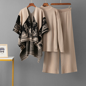Wool Suit Wholesale Jacquard Cardigan Shawl Q119-CJLS2579617