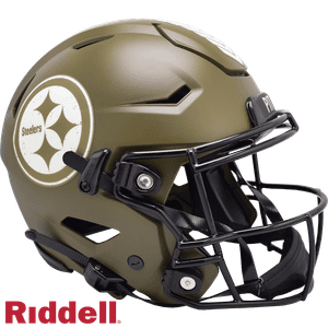 Pittsburgh Steelers Helmet Riddell Authentic Full Size SpeedFlex Style Salute To Service 2022 Z157-9585563189