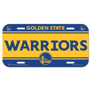 Golden State Warriors License Plate Plastic Z157-3208584346