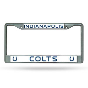 Indianapolis Colts License Plate Frame Chrome Z157-9474632915