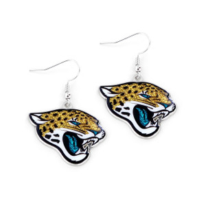Jacksonville Jaguars Earrings Glitter Dazzle Z157-6326478991