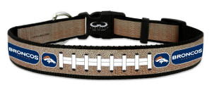Denver Broncos Pet Collar Reflective Football Size Large Z157-4421406903