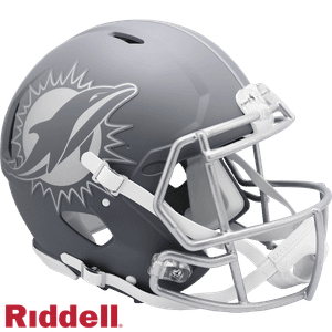 Miami Dolphins Helmet Riddell Authentic Full Size Speed Style Slate Alternate Z157-9585562976