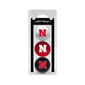 Nebraska Cornhuskers 3 Pack of Golf Balls Z157-3755622405