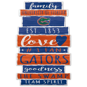 Florida Gators Sign 11x17 Wood Family Word Design Z157-3208549921F