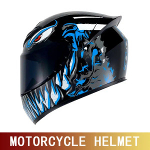 Color: Military Green, Size: XL - Motorcycle helmet motorcycle full helmet racing kart winter anti- F640-12000044664601945