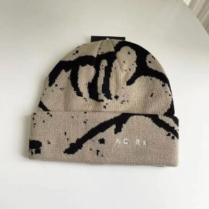 Color: Khaki - Knitted bonnet Designer winter designers women skull cap casual sport ancient bird b Y829-1359821937668263996