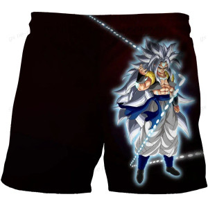 Color: green, Kid Size: 10 - 2024 Hawaiian Naruto Shorts Boy Breathable Printed Anime Boys Beach Ne F640-12000040601564712