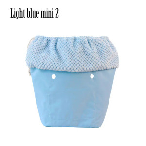 Color: light yellow - 2025 Winter O Bag Large Capacity Classic Mini Plush Fur Furry Organizer Top D F640-12000039445396143