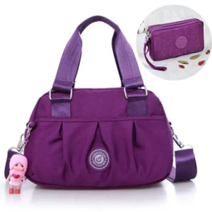 Color: Clear - Crossbody Bags for Women Simple Canvas Square waterproof Bag Designer Luxury Women's F640-12000041315465896