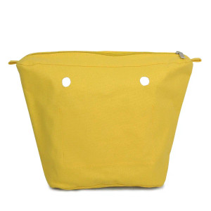 Color: Beige, Size: M, Ships From: CHINA - New 1 PC Canvas Inner O bag Organizer Insert Zipper Pock F640-12000050687574052