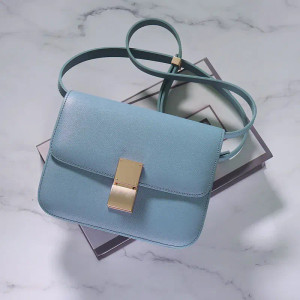 Color: Ivory, Size: M - Factory Genuine Leather Ladies Tofu Bag Luxury Design Handbag Purse Small S F640-12000033444466311