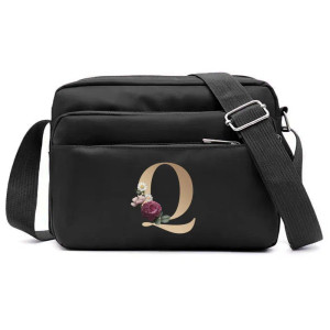 Color: Lavender - New Fashion Multi-layer Travel Leisure Simple Storage Bag Black Gold Letter Serie F640-12000038175142863