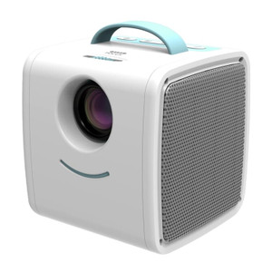 W-S1 10W Children Video Projector 30 Lumens HD 1080P LCD Technology, Support AV / USB / Mini SD Car A146-DMP0044L