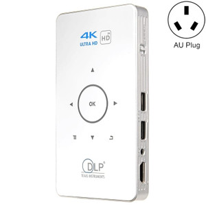 C6 1G+8G Android System Intelligent DLP HD Mini Projector Portable Home Mobile Phone Projector, AU  A146-TBD0575547908