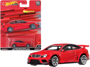 2012 Mercedes Benz C63 AMG Coupe Black Series Red "Deutschland Design" Series Diecast Model Car by  F977-HCJ79