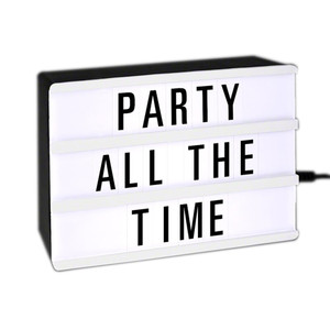 LED Mini Cinema Marquee Lightbox USB Powered Customizable A706-CMLSCUPL-MN