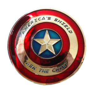 America's Shield  Ask the Chief USN Navy CFO PRIDE Red Blue Silver Coin A706-ASATCUNCP