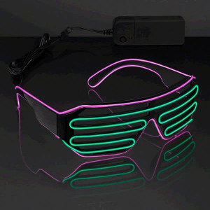 Electro Luminescent Green and Pink Shutter Shades A706-A1600