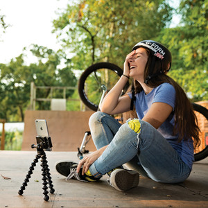 Rotating Bracket Live Photography Mobile Phone Bracket Selfie Stick Q119-CJBX1133057