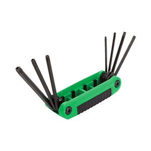 Eklind Tool Company 7-Piece Ergo-Foldr Tamper Proof Torxr Key Set T398-EKL25570