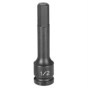 Grey Pneumatic 1/2" Drive x 10mm Hex Driver 4" Length T398-GRE29104M