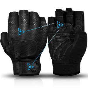 Color: Pink, Size: S - MOREOK Gym Gloves Non-slip 3MM Pads Pull Up Power Training Weight Lifting Gl F640-12000032463783273