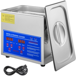 Professional Ultrasonic Cleaner, 2.85 L Ultrasonic Jewelry Cleaner with Digital Timer & Heater, Sta E415-JPS-20ACSBQXJ0001V1