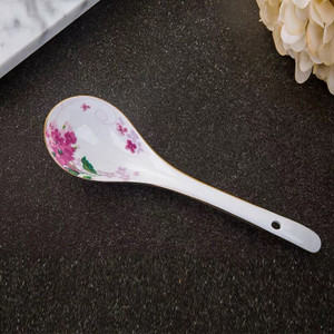 style: H - Tableware Set Large Soup Spoon Ceramic Large Soup Long Handle Q119-CJCJ117713608HS