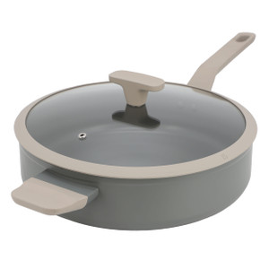 Oster Ambrose 4.5 Quart Nonstick Aluminum Saute Pan with Lid in Matte Grey D970-137751.02