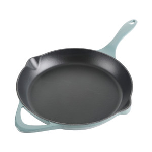 Cravings By Chrissy Teigen 11 Inch Round Enameled Cast Iron Skillet in Ombre Green D970-123125.01