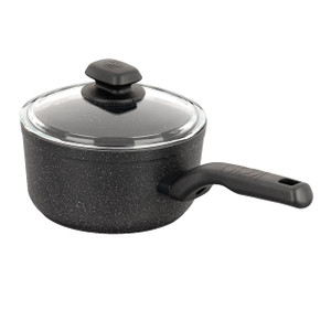 Korkmaz Ornella 2 Piece 2 Liter Quart Aluminum Nonstick Saucepan with Lid D970-A1340