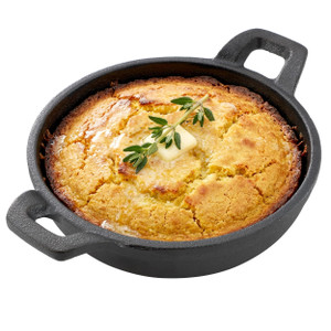 Megachef 5 Inch Round Cast Iron Frying Pan for Indoor/Outdoor Use D970-MC-1293