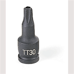 Grey Pneumatic 1/4" Dr x TT27 Tamper Proof TORX Driver T398-GRE927TT