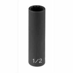 Grey Pneumatic 3/8" Drive x 21mm Deep - 12 Point Socket T398-GRE1121MD