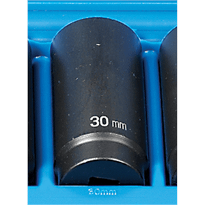 Grey Pneumatic 1/2" Drive x 30mm Deep - 12 Point Socket T398-GRE2130MD