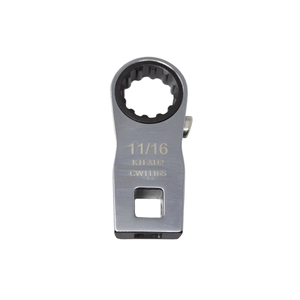 K Tool International Ratcheting Crowfoot Wrench 11/16 Inch 3/8 Inch Drive T398-KTIXD2CW1116S