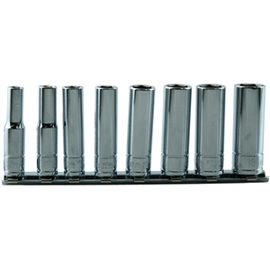 K Tool International SOC SET 1/4" DR 8 PC MM DEEP T398-KTI26200