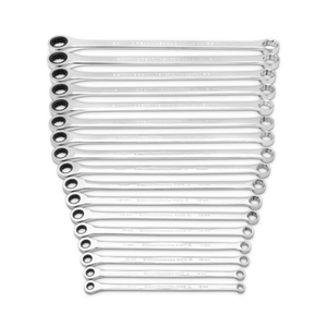 GearWrench 17 Piece 72-Tooth 12 Point XL GearBox Double Box Ratcheting Metric Wrench Set T398-KDT85989