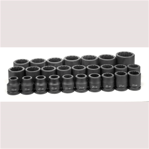 Grey Pneumatic 3/4" Dr. 26 Piece Metric Master Set - 12 Point T398-GRE8126M